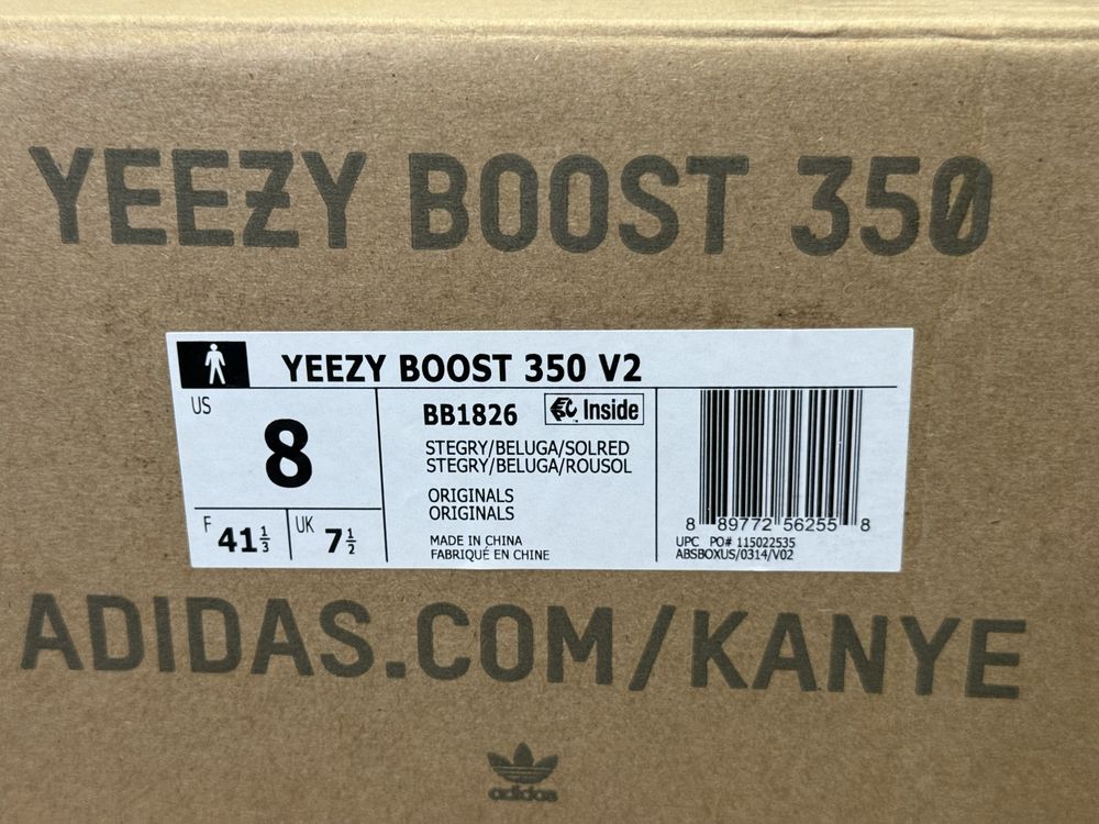 36-46 Yeezy 350 Beluga orange