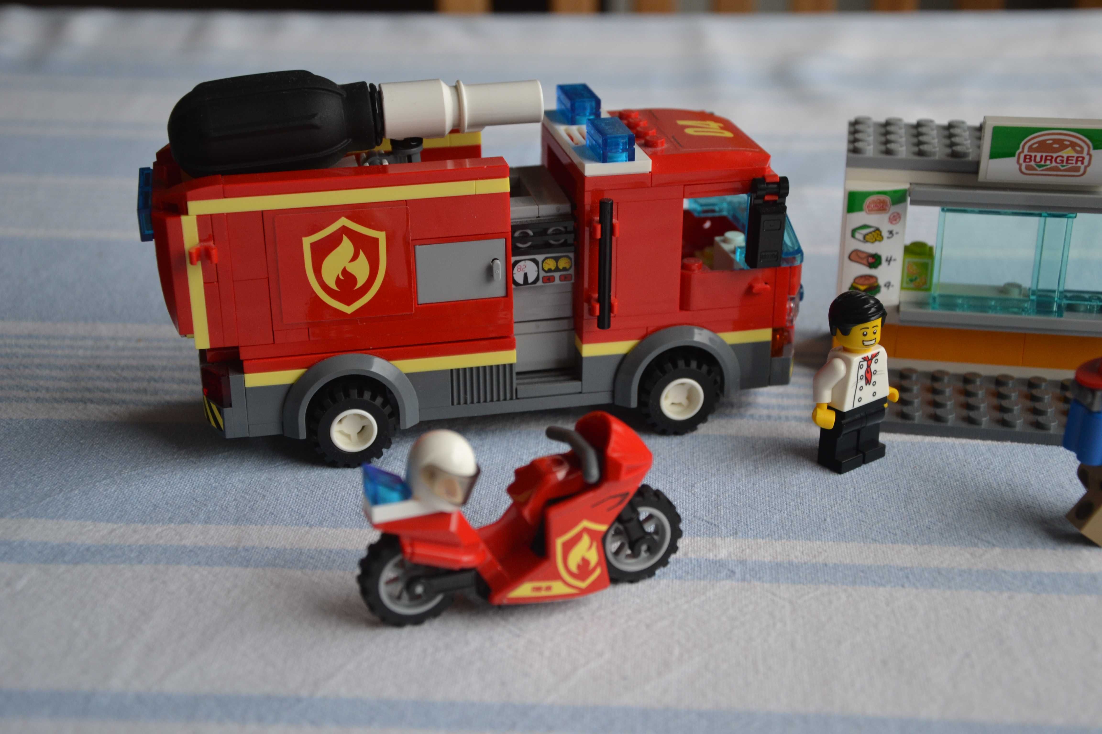 Конструктор LEGO CITY 60214 Burger Bar Fire Rescue