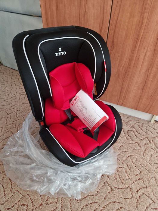 Столче за кола Zizito - Amadeo, с IsoFix, 0-36 kg, червенo