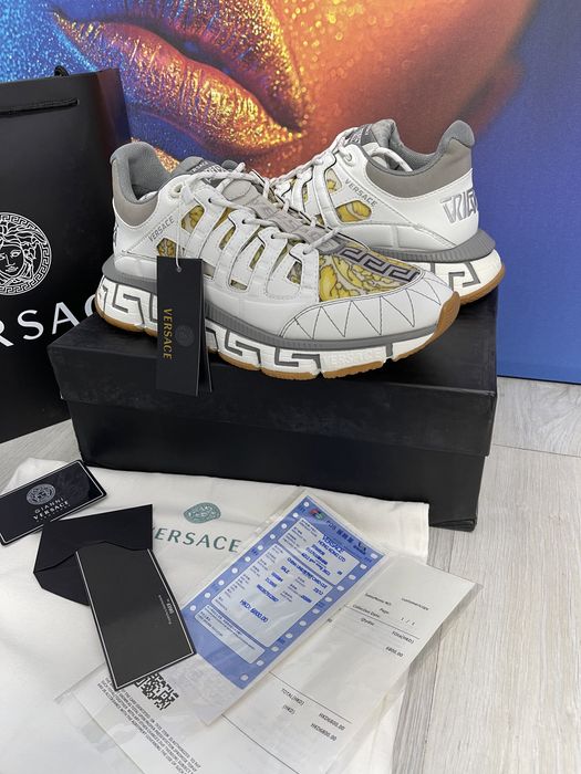 Adidasi Versace piele naturala Premium Full Box
