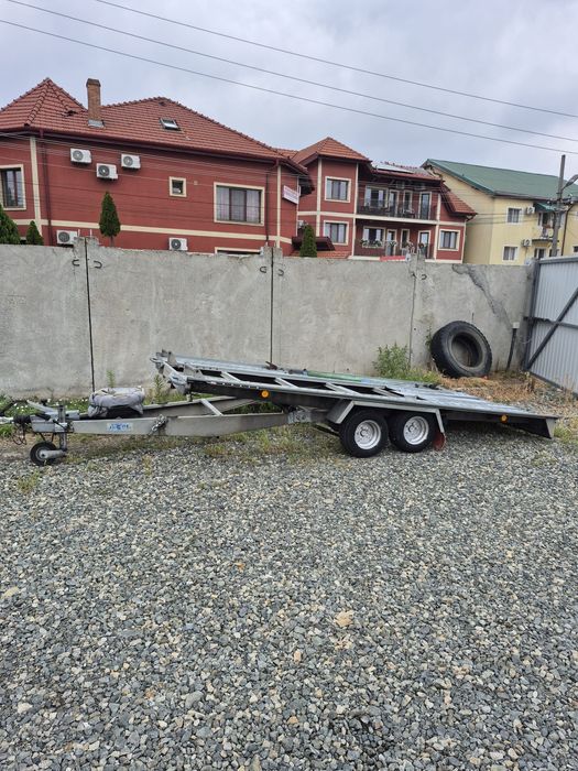 Trailer/Platforma Auto Pongratz rabatabil 4,1m Lungime - 2019 - 2000kg