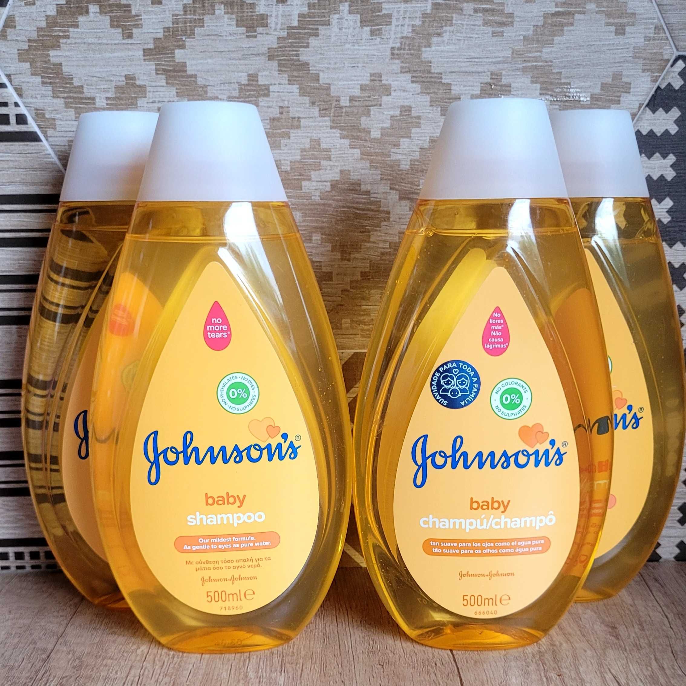 2 buc Sampon regular pentru copii bebelusi Johnson's Baby, 500ml