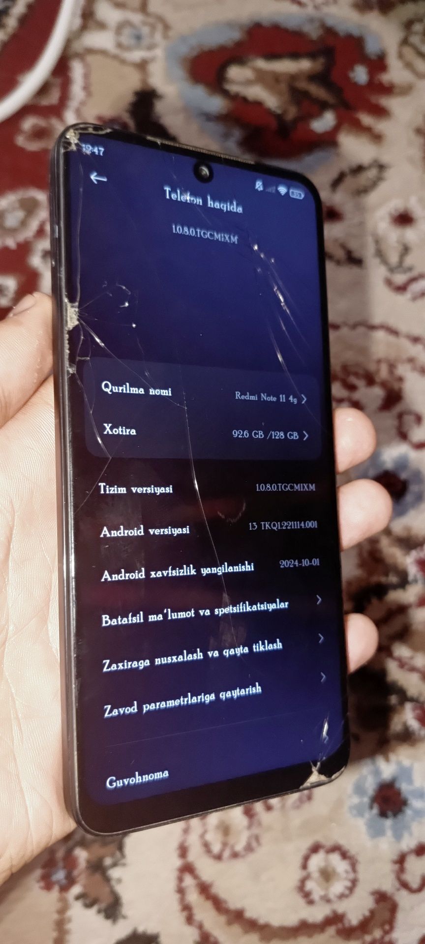 Redmi note 11 128 gb