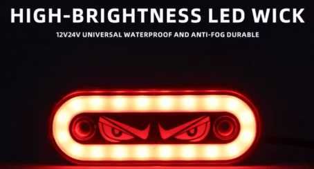 Странична ЛЕД габаритна светлина с ЛОГО