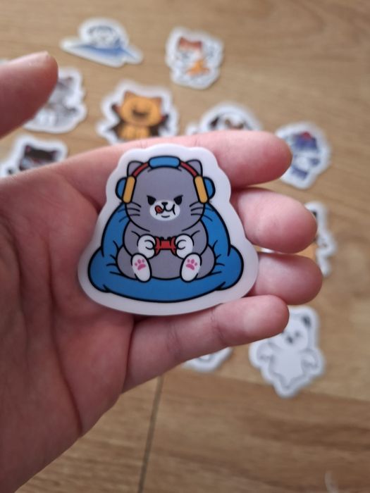 Stickere autoadezive cu câini și pisici