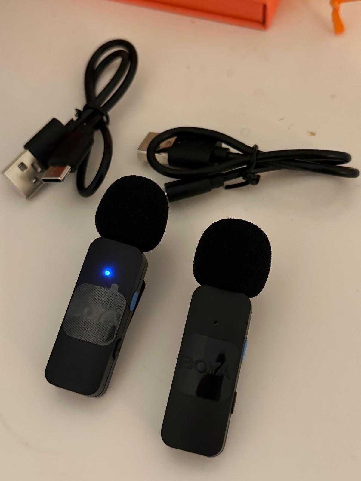 Sistem de microfon cu rever wireless BOYA BY-V2