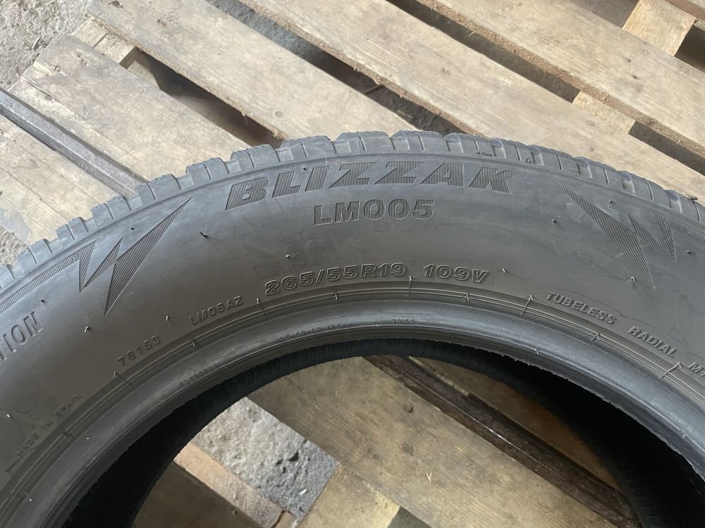 265/55/19 Bridgestone Blizzak LM005, 6мм, ДОТ 2021, 2бр