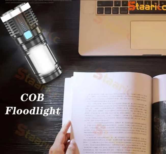 Мощен LED фенер - 4 режима