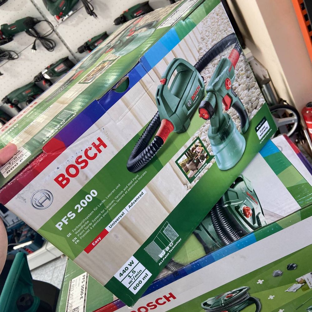 Краскопульт Bosch PFS 2000 (краскапульт, краска, лак)