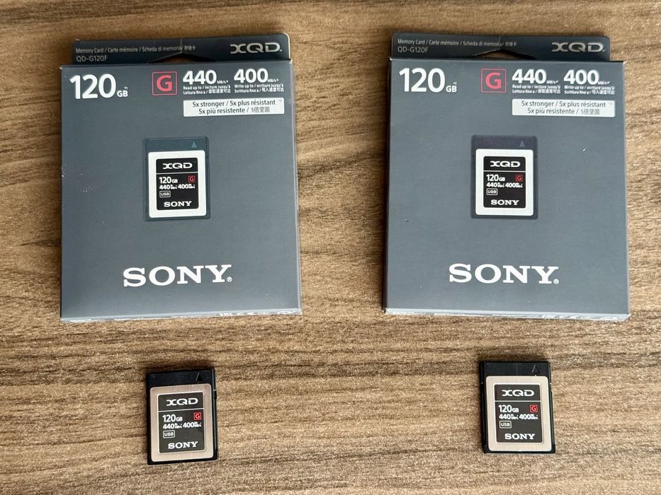 Card SONY XQD 120gb