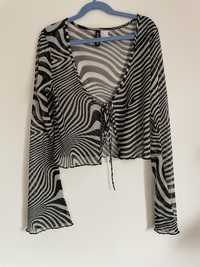 H&M, Bluza transparenta y2k
