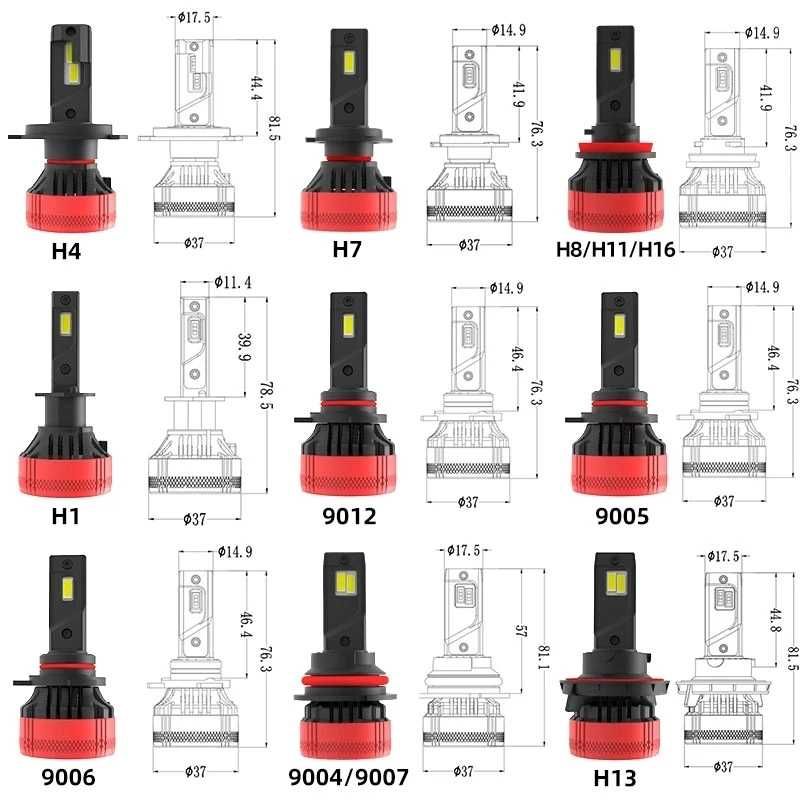 Лед Крушки TitaN 24  *CANBUS* H1 H4 H7 H11 HB3 HB4 +Подарък LED T10