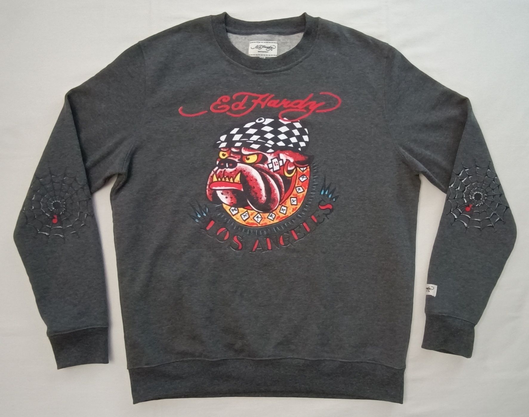 Ed Hardy Sweatshirt оригинално горнище 2XL памучен суичър горница