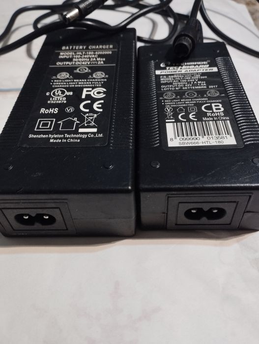 Încărcătoare trotineta, hoverboard, bicicletă Li-ion 24V , 36 V