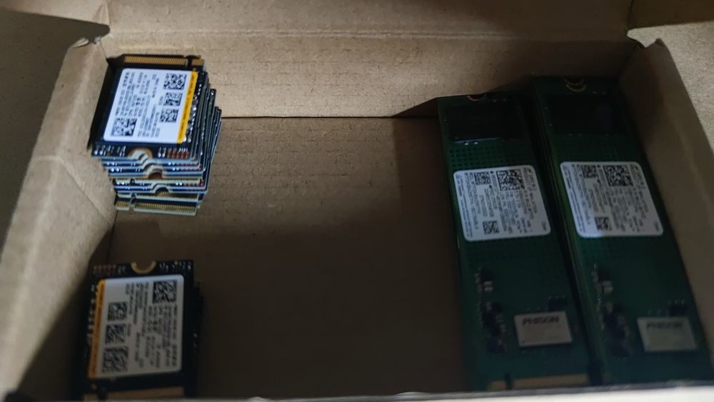 SSD 256GB, 512GB m.2 NVME