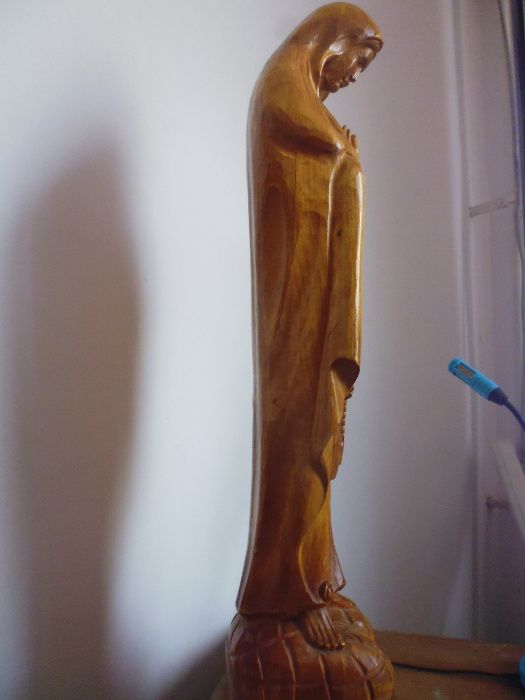 Vand statueta Madona din lemn