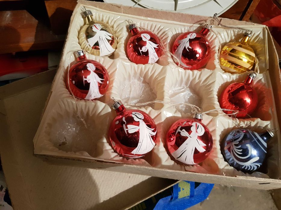 Globuri vechi romanesti Craciun Cooperativa Arta Jucariilor CLUJ 1974