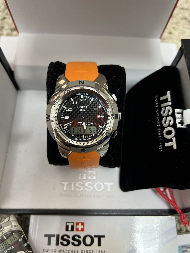 Ceas tissot T-touch Titanium cu carbon