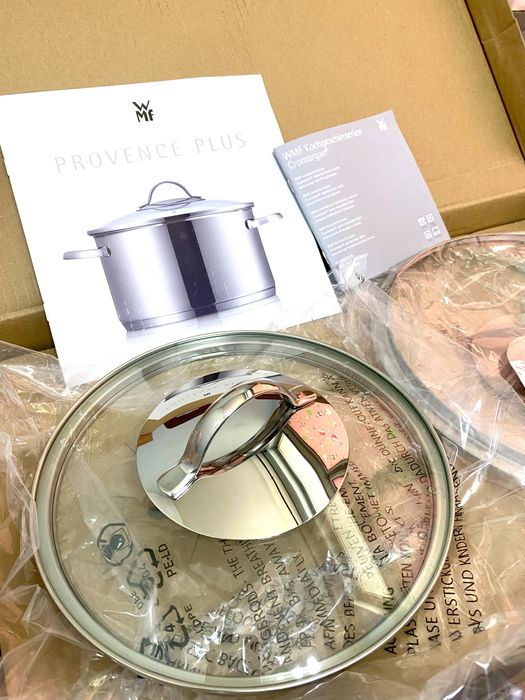 Set Vase WMF Provence inox argintiu 5 piese 16-24cm