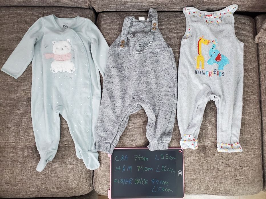 Lot haine fetite 74 cm