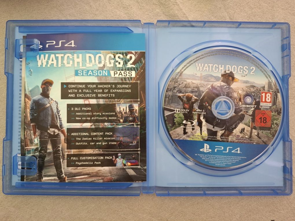 Watch Dogs 2 игра за Playstaton PS 4, 5