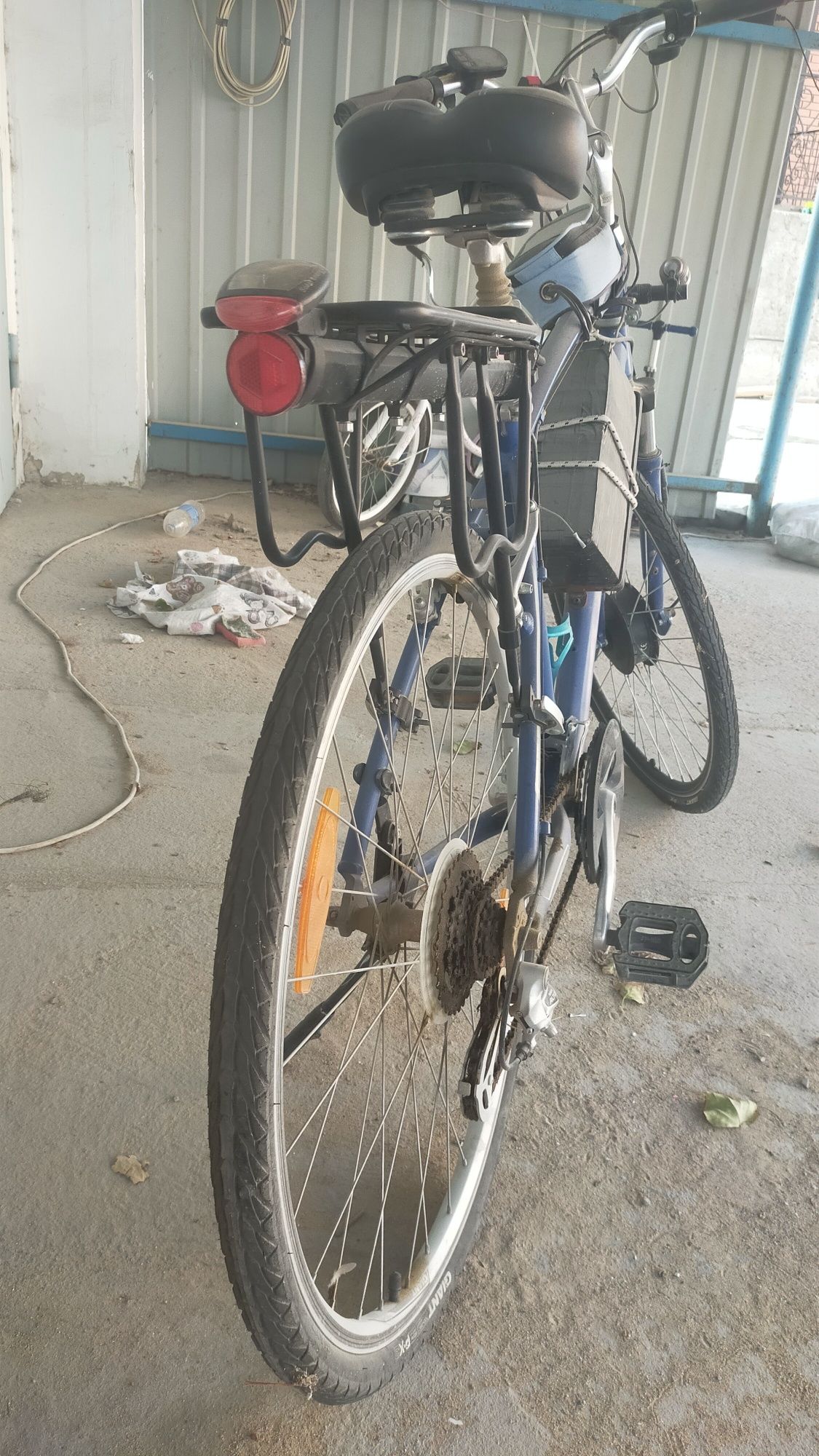 Велосипед с мотор колесом