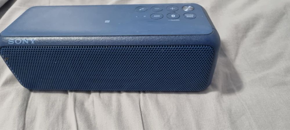 Boxa portabila Sony SRSXB3, Bluetooth, NFC, Wi-Fi, albastră,