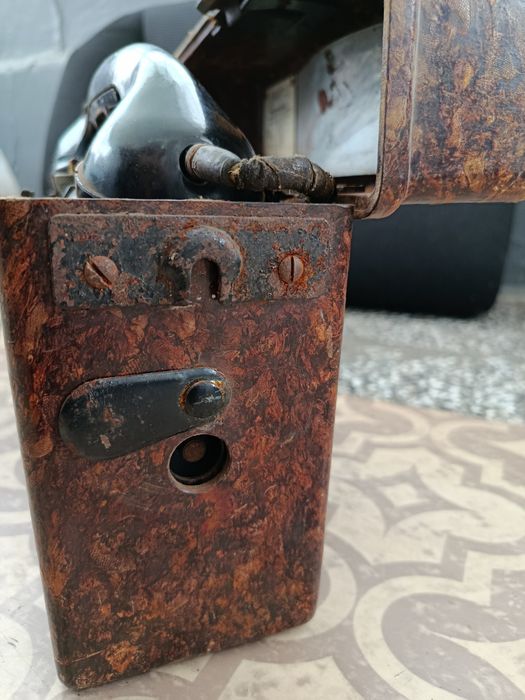 стар немски военно-полеви телефон - WEHRMACHT - WWII - 1944г