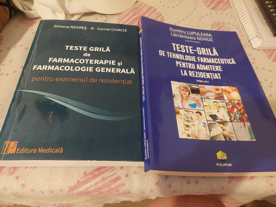 Carti rezidentiat farmacie