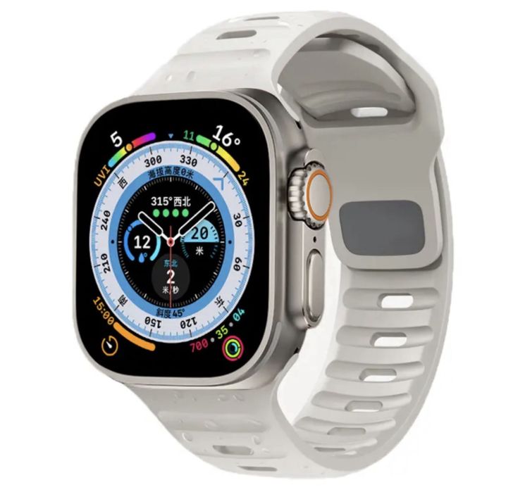 Curea SPG Ceas Apple Watch 6 7 SE 8 9 10ULTRA Folie Silicon Sticla Hus