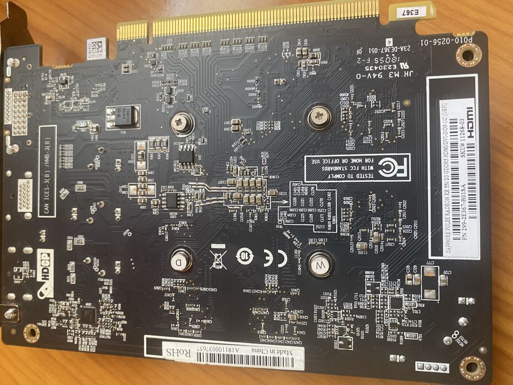 Placa video rx550
