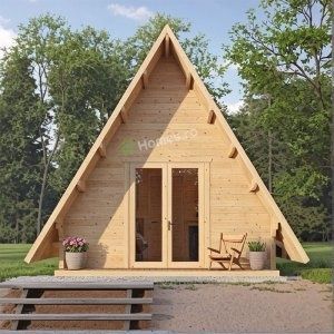 Foisoare, Terase, Cabane stil A-Frame si case din structura de lemn