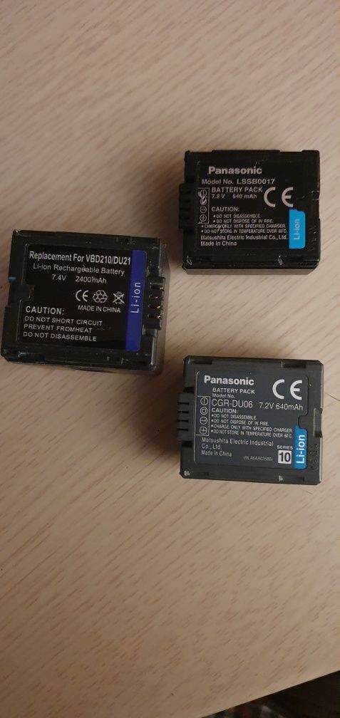 Acumulatori videocamera Panasonic