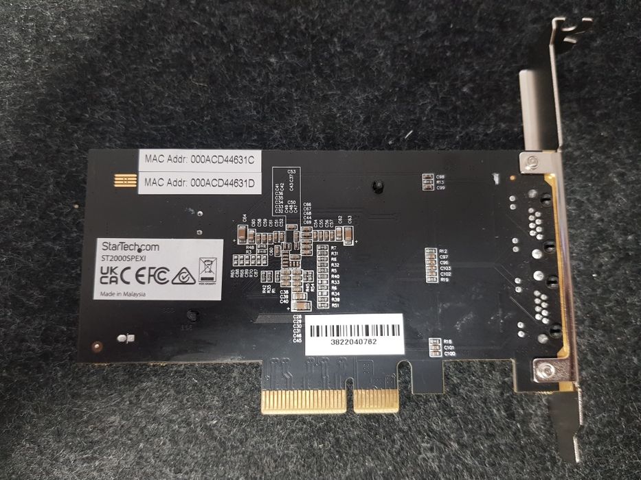 Placa de retea Dual Port RJ45 Startech ST2000SPEXI PCIe X4