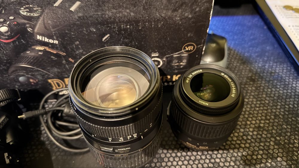 Nikon D5100 +dx35mm+18-55vr+ tamron 55-300 macro