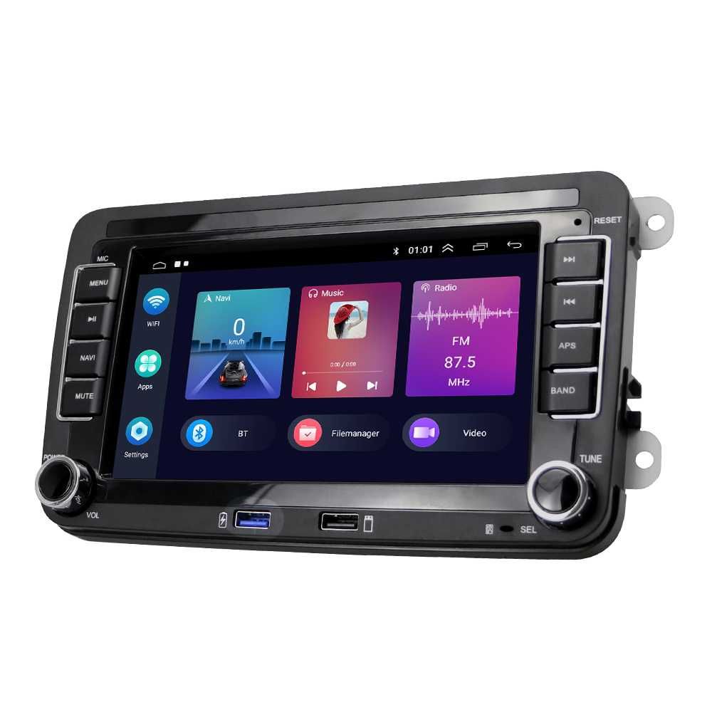 Navigatie Android 11 7Inch, Bluetooth Volkswagen/VW/Skoda/Passat/Golf