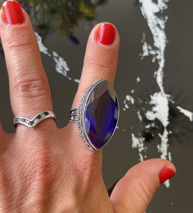 Inel Argint 925 cu Piatra Semipretioasa Tanzanit