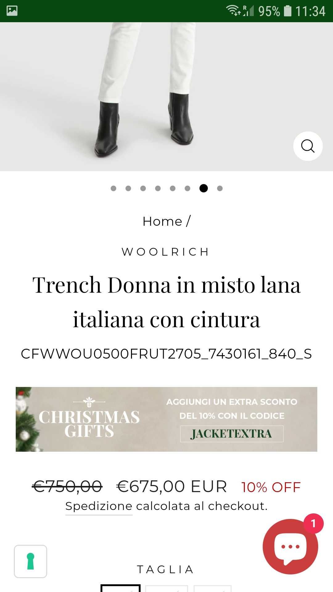 Palton damă Woolrich.