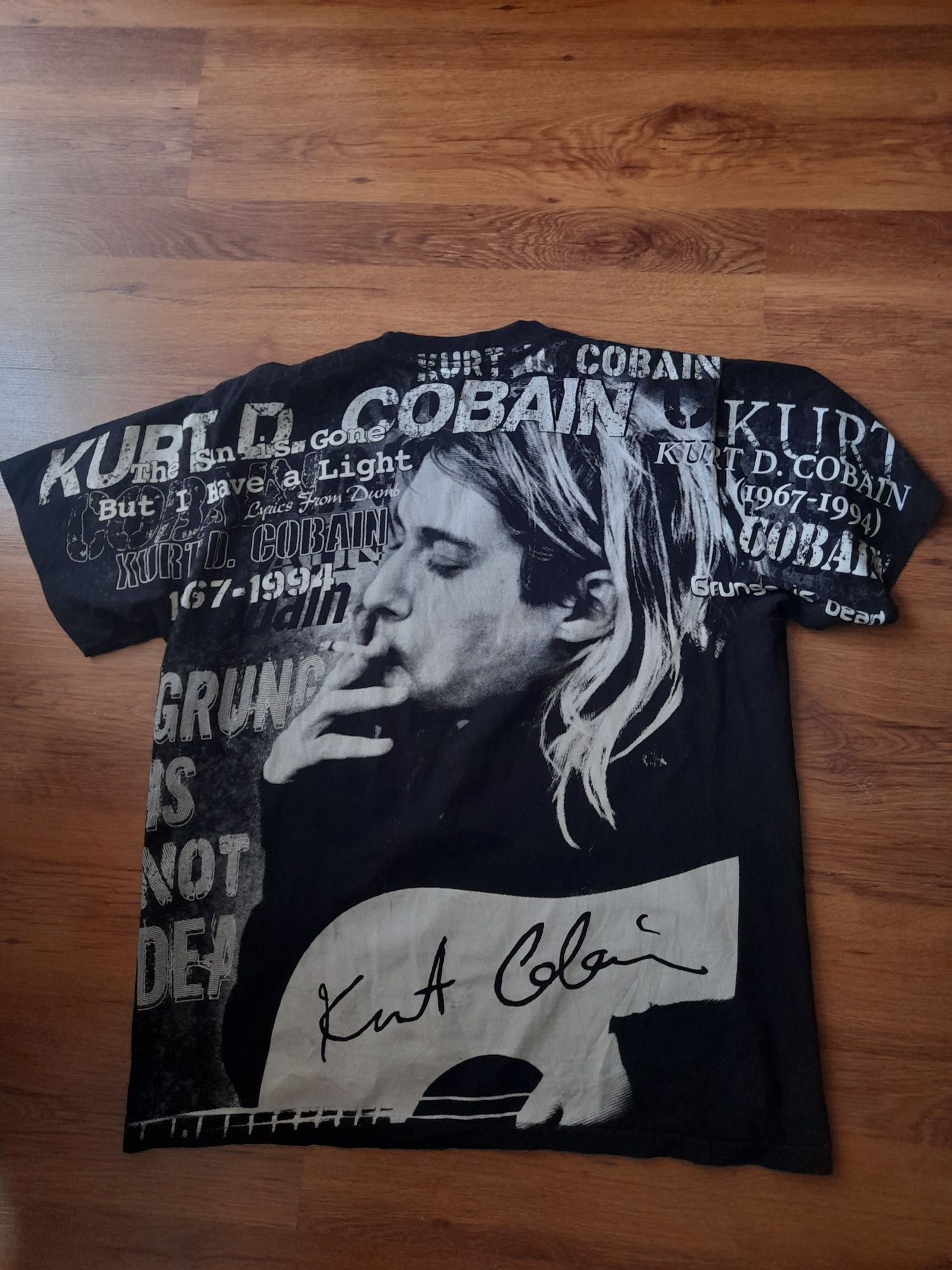 Nirvana Kurt Kobain мъжка ретро тениска XL размер.