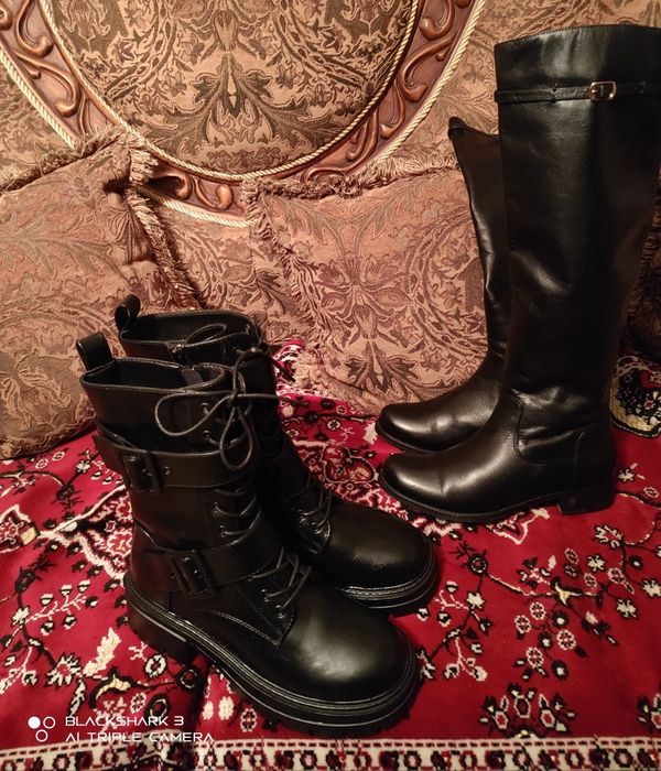 Ботинки/сапоги женские,новые. Р38-39. Цена за пару