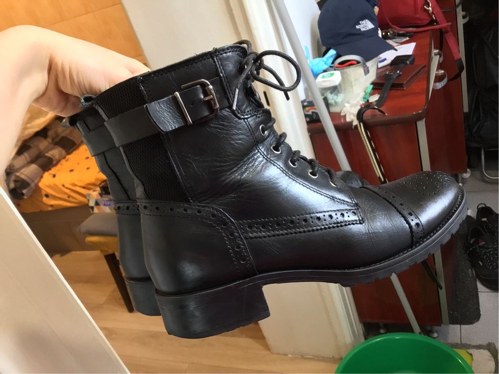 Ghete Benvenuti Italia,piele 100% naturala ,copii/dama, 37-38