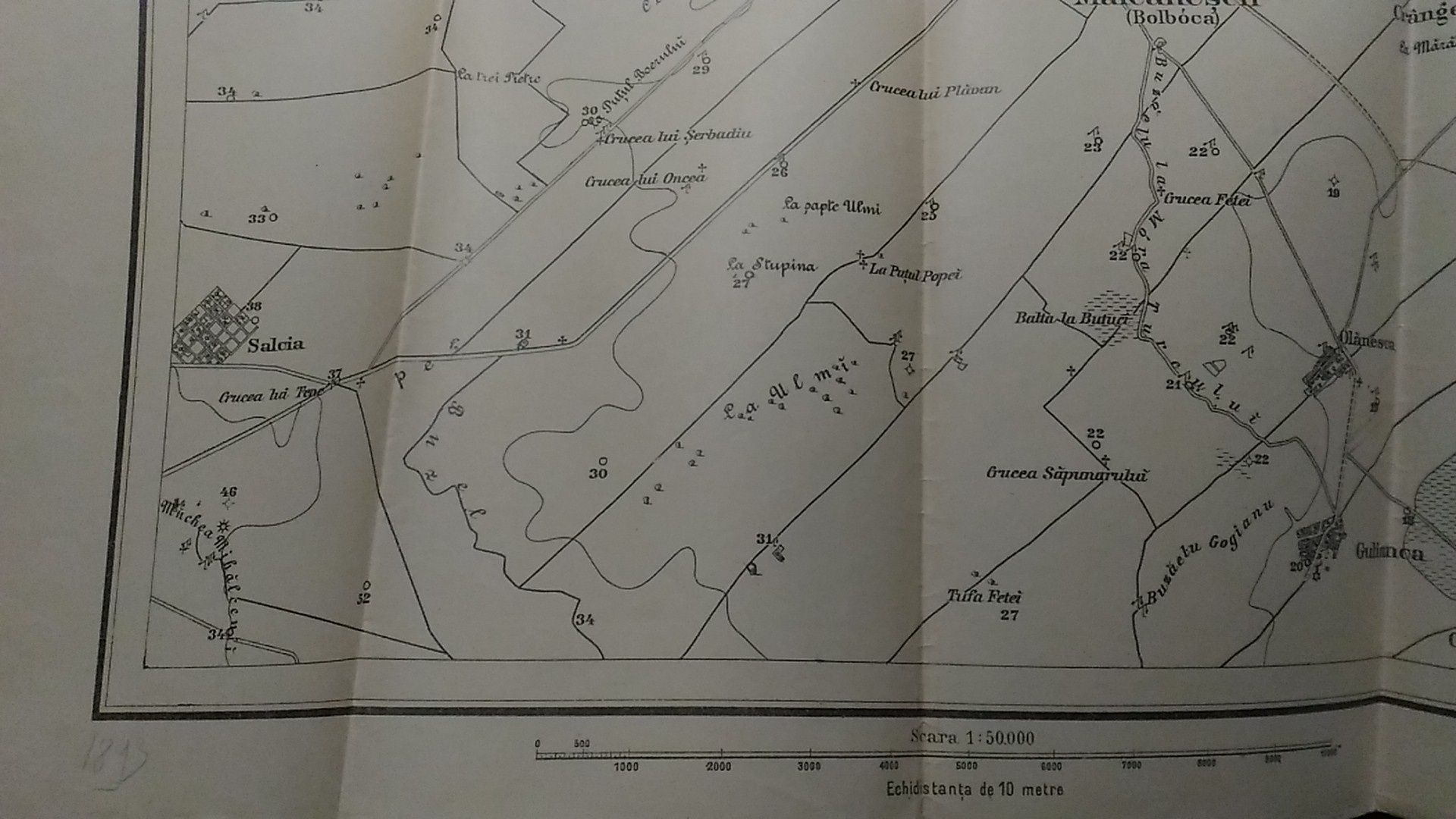 Harta 1893 jud. Vrancea si Galati