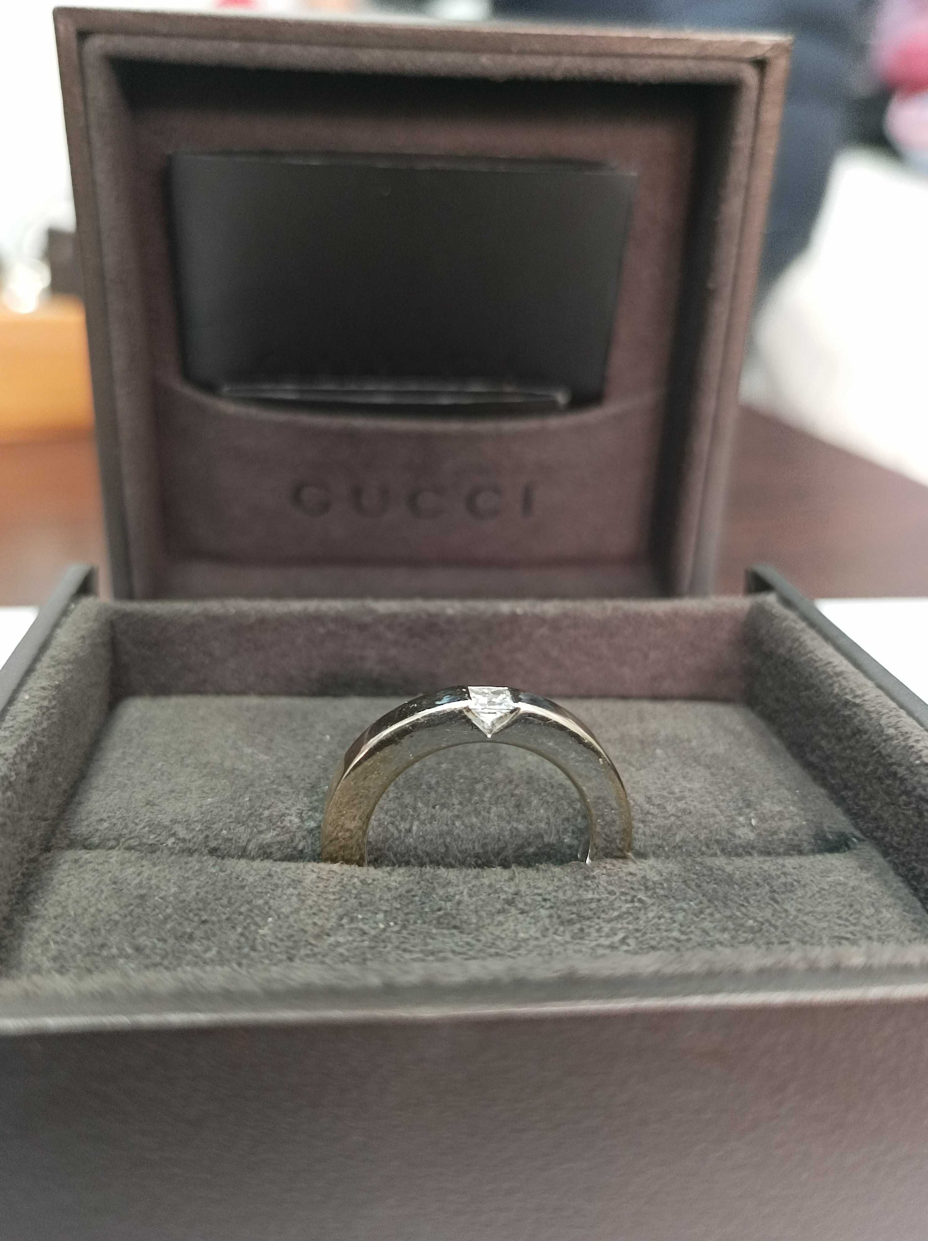 Златен марков годежен пръстен Gucci