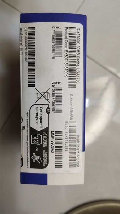 Procesor Intel i7 13700K LGA 1700 Unlocked 13th gen 13700 K F