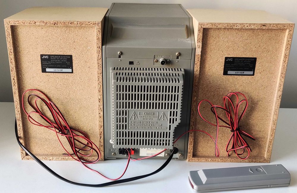 JVC UX M 55 muzica CD tuner caseta amplif boxe muzica