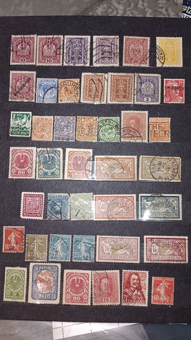 Марки почтовые Европы и KZ