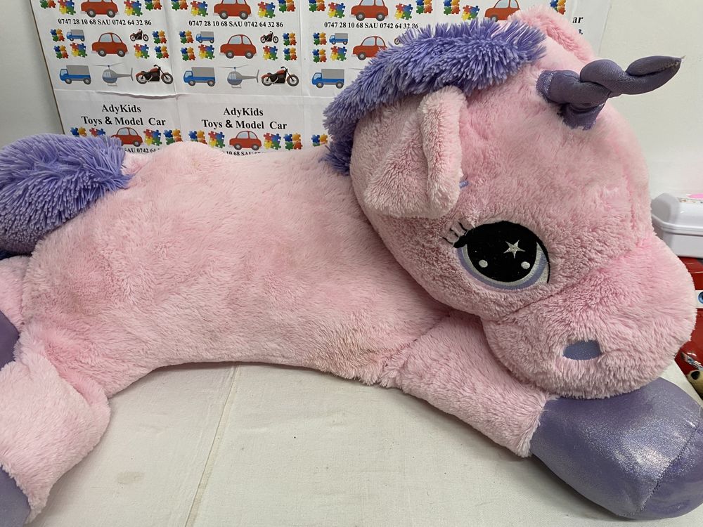 Jucarie de plus Unicorn roz 100 cm