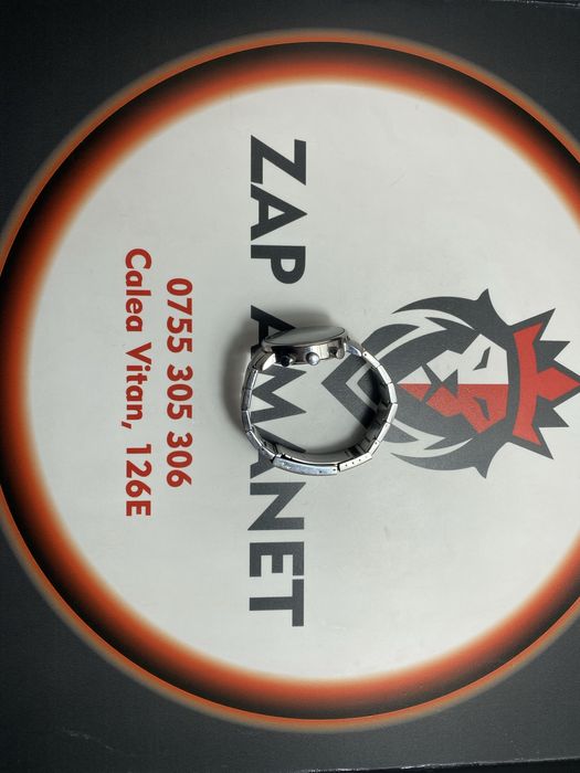 ZAP AMANET VITAN - Ceas Fossil Silver Black