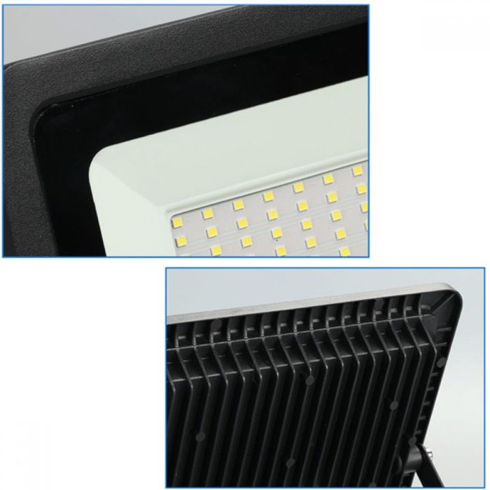 20W LED Прожектор със сензор черно тяло 1600LM 6400K