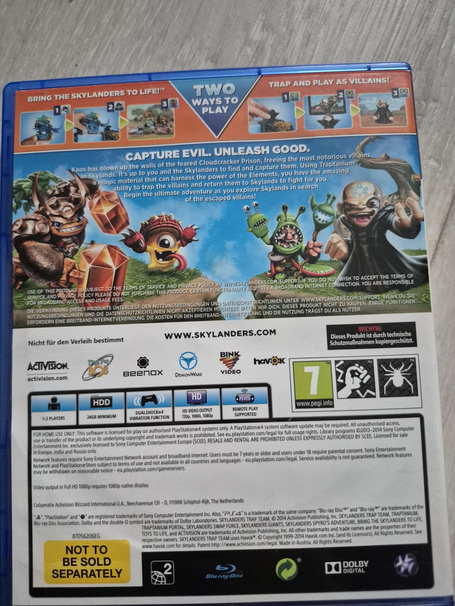 Joc PS4: SKYLANDERS Trap Team!